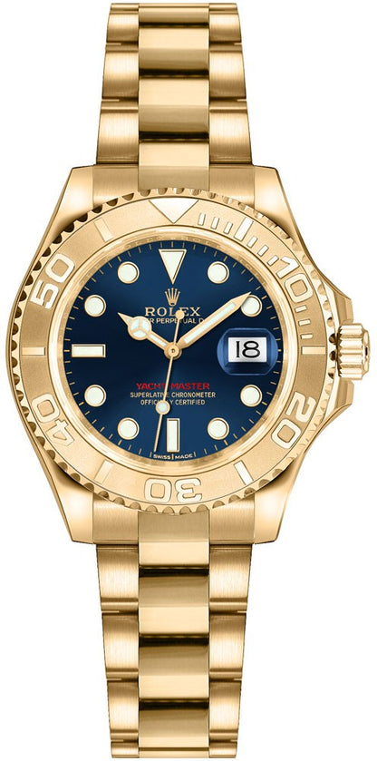 Rolex Yacht-Master 29 Solid Gold Watch 169628