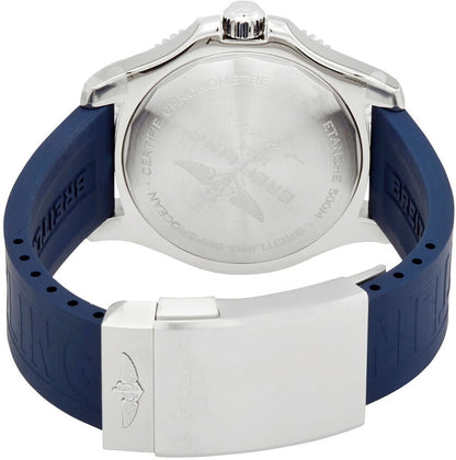 Breitling Superocean 42 Blue Rubber Strap Men's Watch A17366D81C1S2