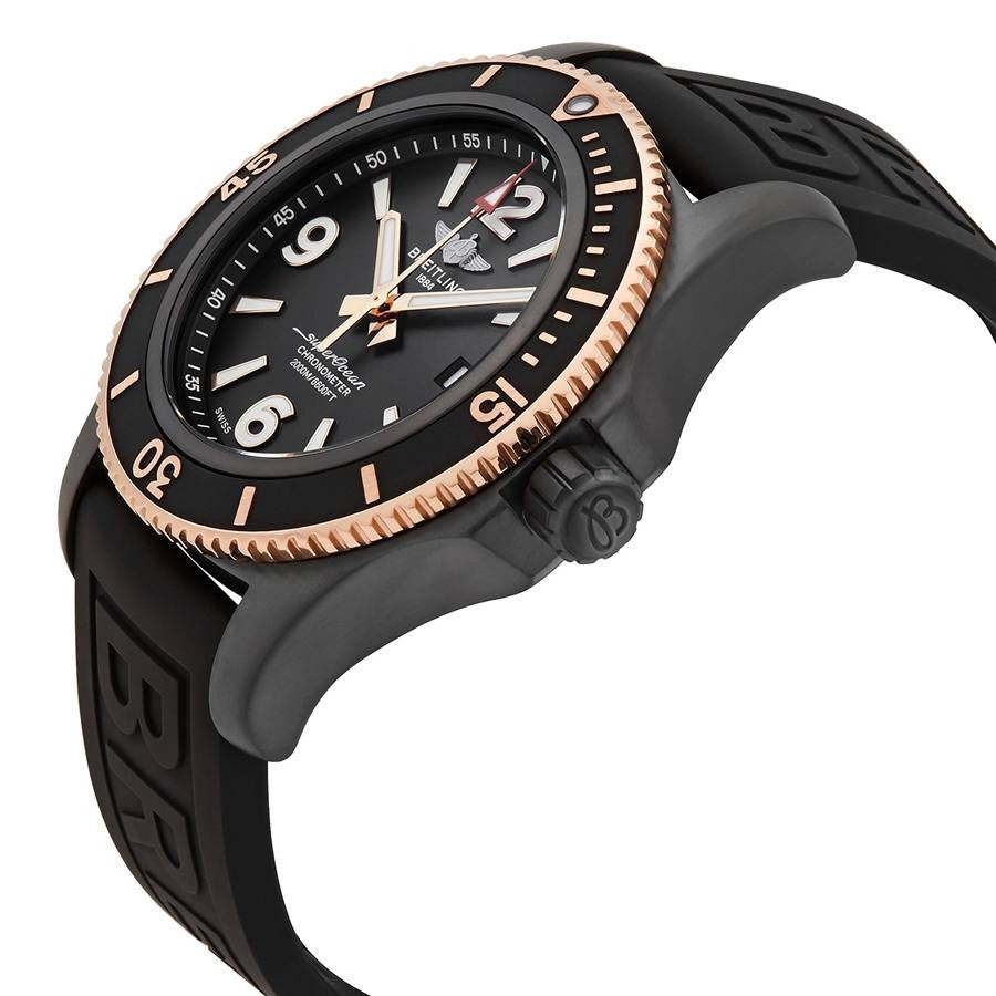 Breitling Superocean Automatic 46 Black Steel Men's Watch U17368221B1S1