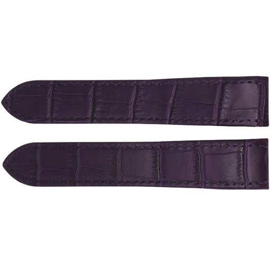 Cartier 16mm Purple Leather Women's Watch Strap KD93XN40