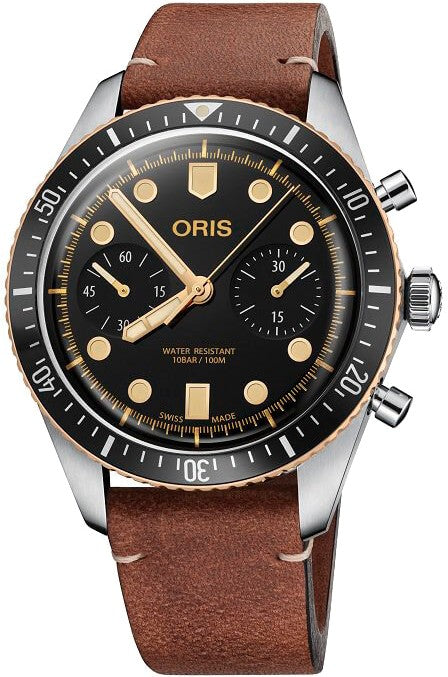 Oris Divers Sixty-Five Chronograph Men's Watch 77177444354LS