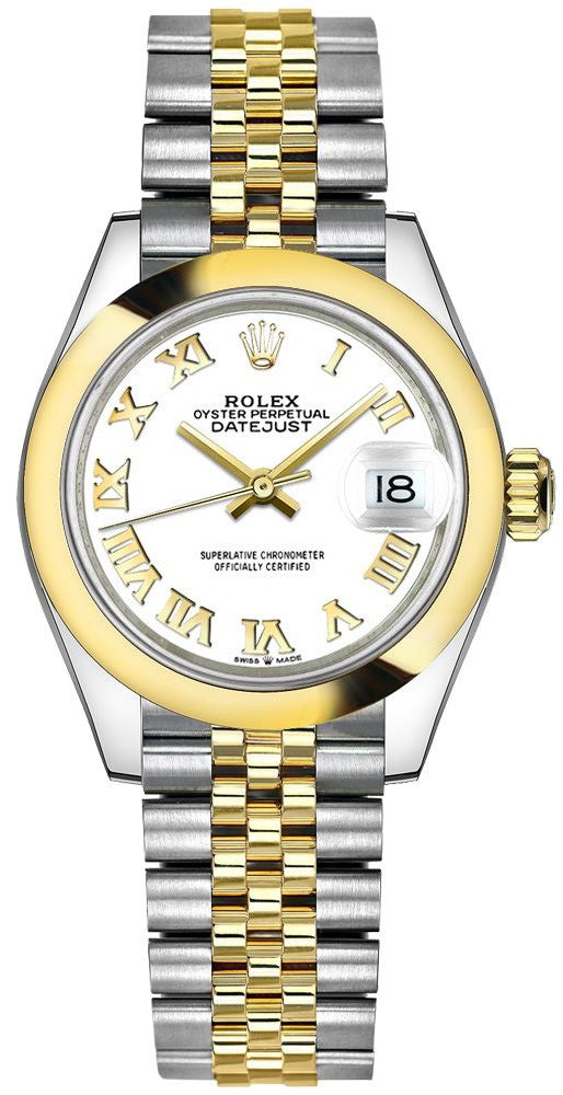 Rolex Datejust 31 White Dial Roman Numerals Women's Watch 278243-0002