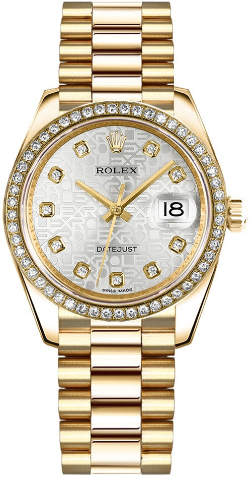 Rolex Datejust 31 Automatic Solid Gold Ladies Watch 178288-0028