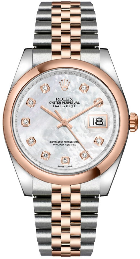 Rolex Datejust 36 Mother of Pearl Dial Watch 116201