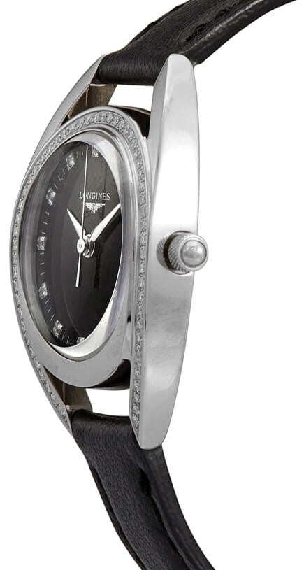 Longines Equestrian Collection Diamond Black Dial Women's Watch L6.136.0.57.0