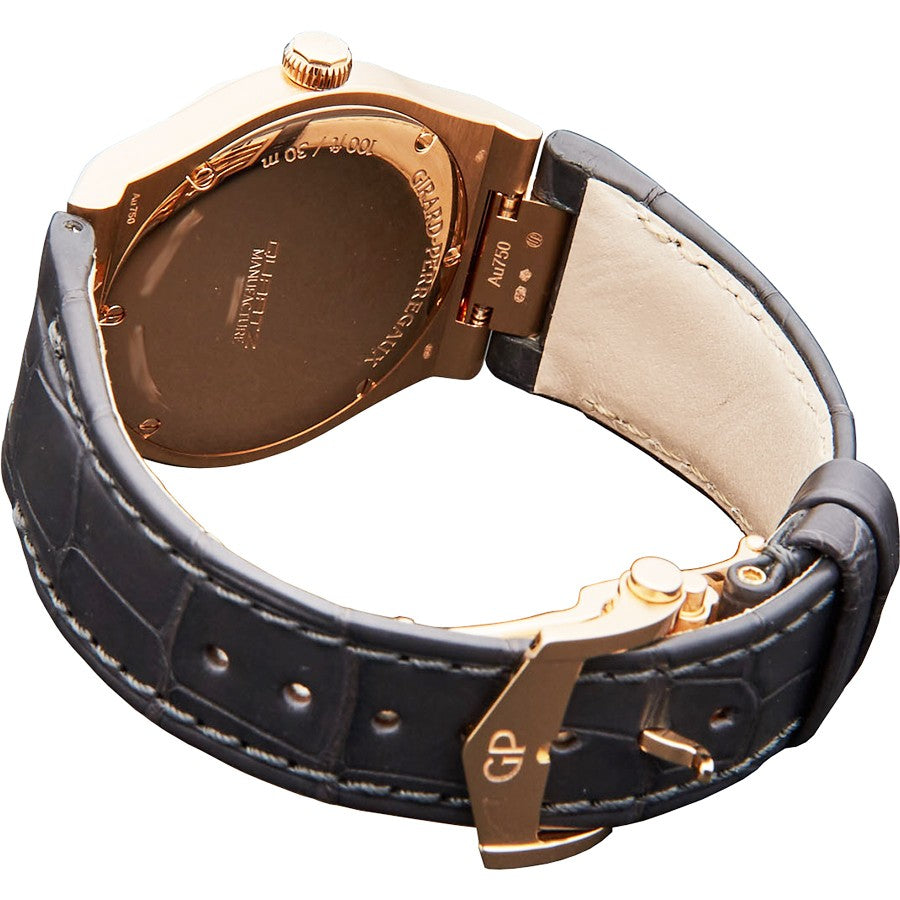 Girard Perregaux Laureato 18k Rose Gold Women's Watch 80189D52A232-CB6A