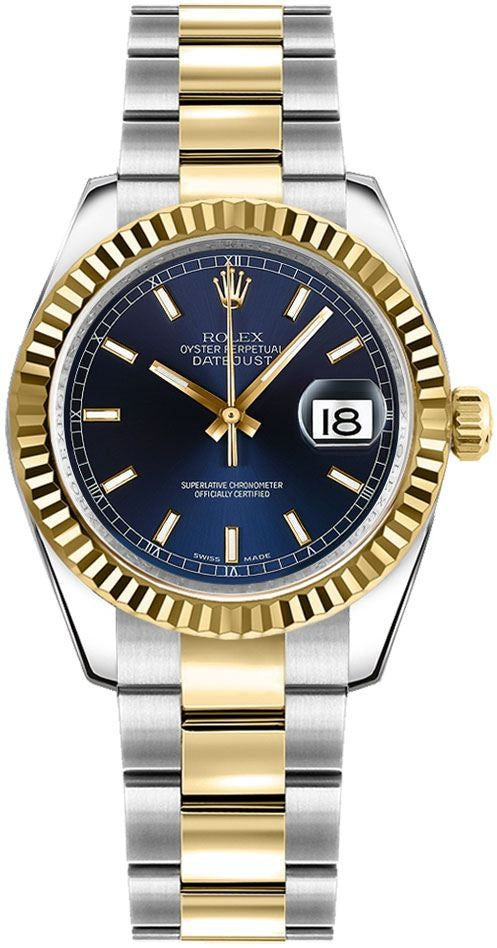 Rolex Datejust 31 Blue Dial Oyster Bracelet Watch 178273
