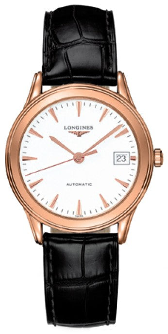 Longines Flagship 18k Rose Gold Men's Watch L4.774.8.22.2