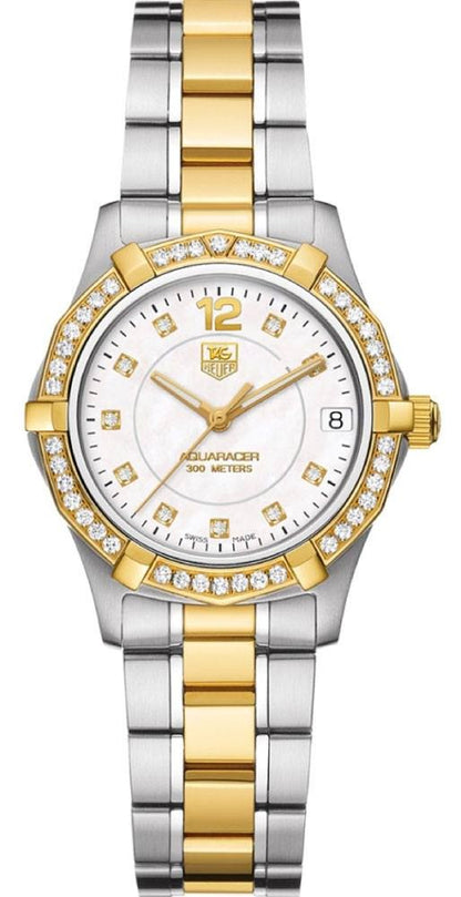 Tag Heuer Aquaracer Diamond & Pearl Ladies Watch WAF1350.BB0820