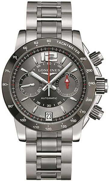 Longines Admiral Chronograph Stainless Steel Men's Watch L3.667.4.06.7
