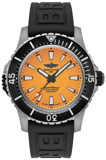 Breitling Superocean Automatic 48 Yellow Dial Men's Watch E17369241I1S2