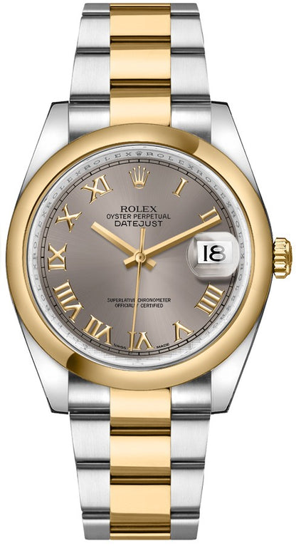 Rolex Datejust 36 Domed Bezel Oyster Bracelet Unisex Watch 116203-0137