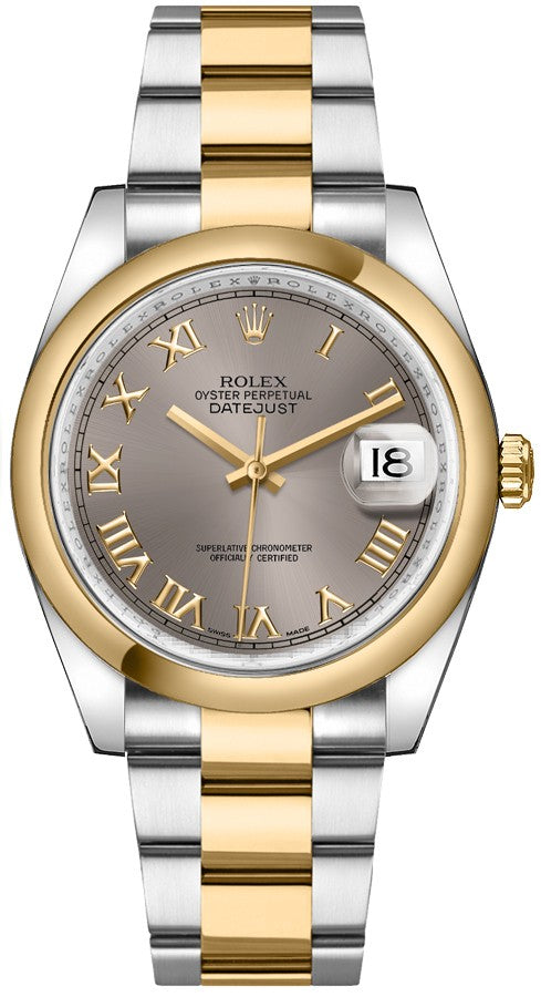 Rolex Datejust 36 Domed Bezel Oyster Bracelet Unisex Watch 116203-0137