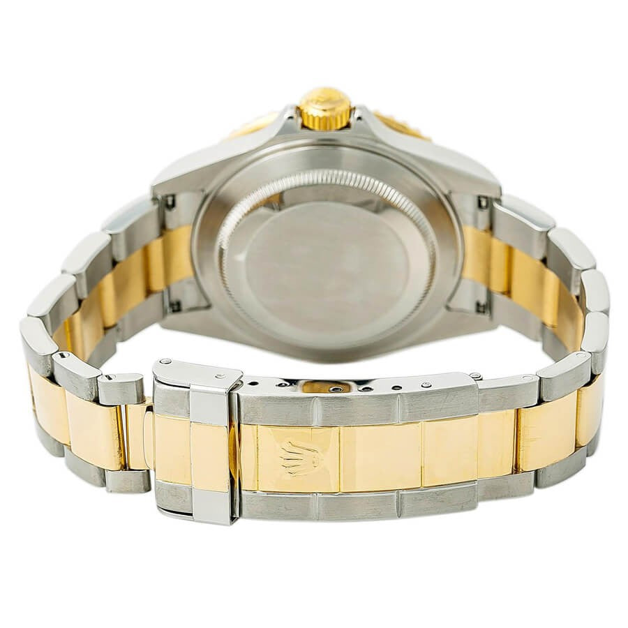 Rolex Submariner Date Diamond Sapphire Serti Men's Watch 16613
