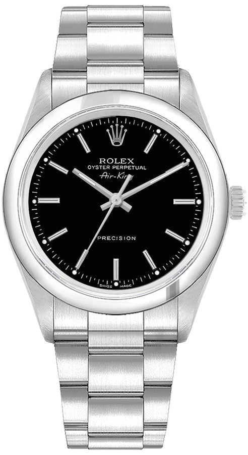 Rolex Oyster Perpetual 34 Air King Automatic Oyster Bracelet Unisex Watch 14000