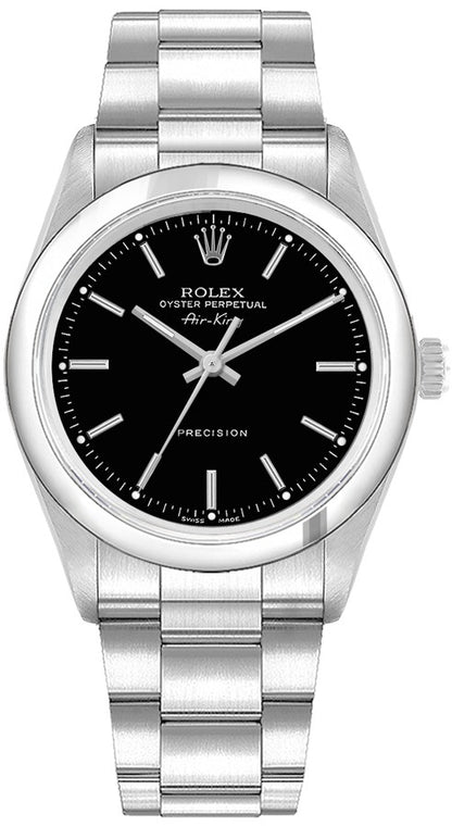 Rolex Oyster Perpetual 34 Air King Automatic Oyster Bracelet Unisex Watch 14000