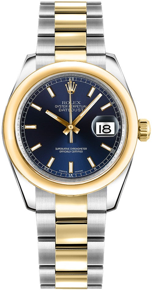 Rolex Datejust 31 Blue Dial Oyster Bracelet Watch 178243