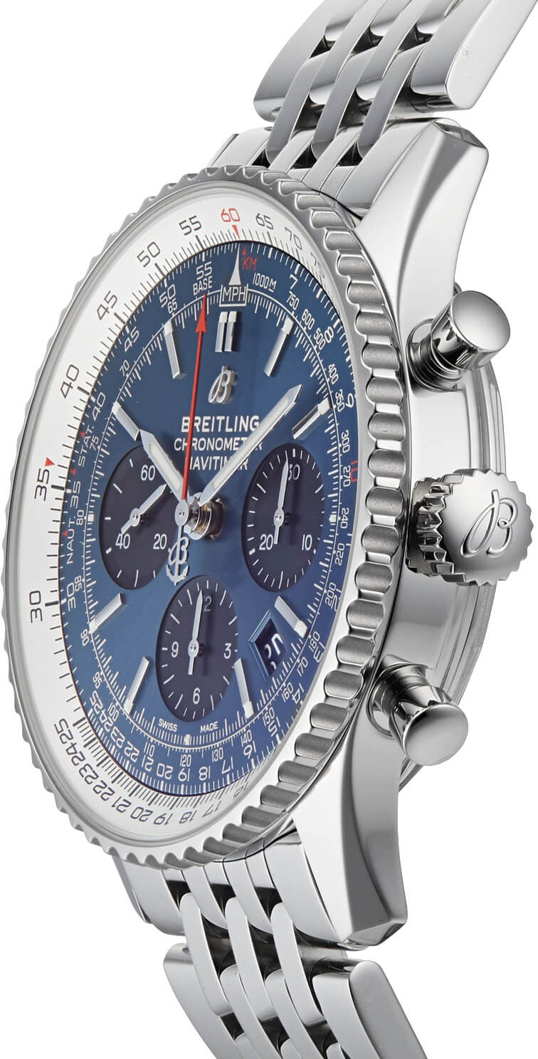 Breitling Navitimer 1 B01 Chronograph 43 Luxury Men's Watch AB0121211C1A1