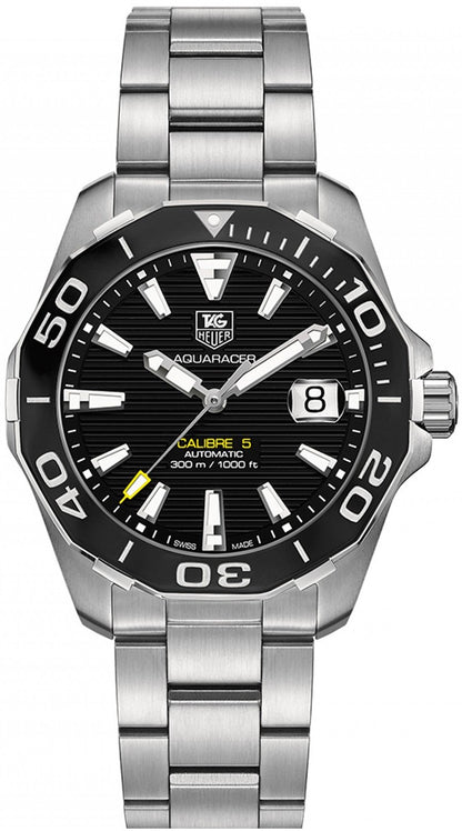 Tag Heuer Aquaracer Calibre 5 New Authentic Men's Watch WAY211A.BA0928