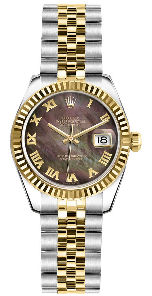 Rolex Lady-Datejust 26 Luxury Gold & Steel Watch 179173