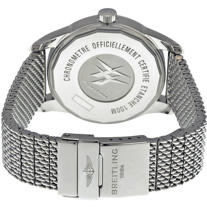 Breitling Transocean Day Date Silver Dial 43mm Men's Watch A45310121G1A1