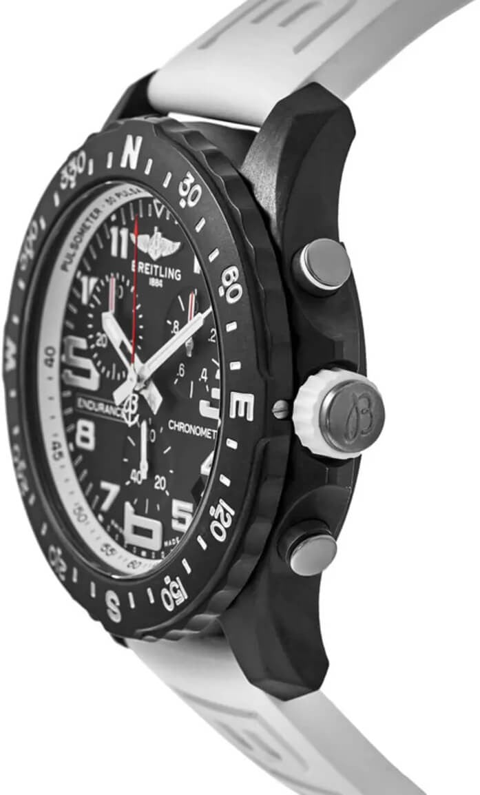 Breitling Endurance Pro White Rubber Strap Men's Watch X82310A71B1S1