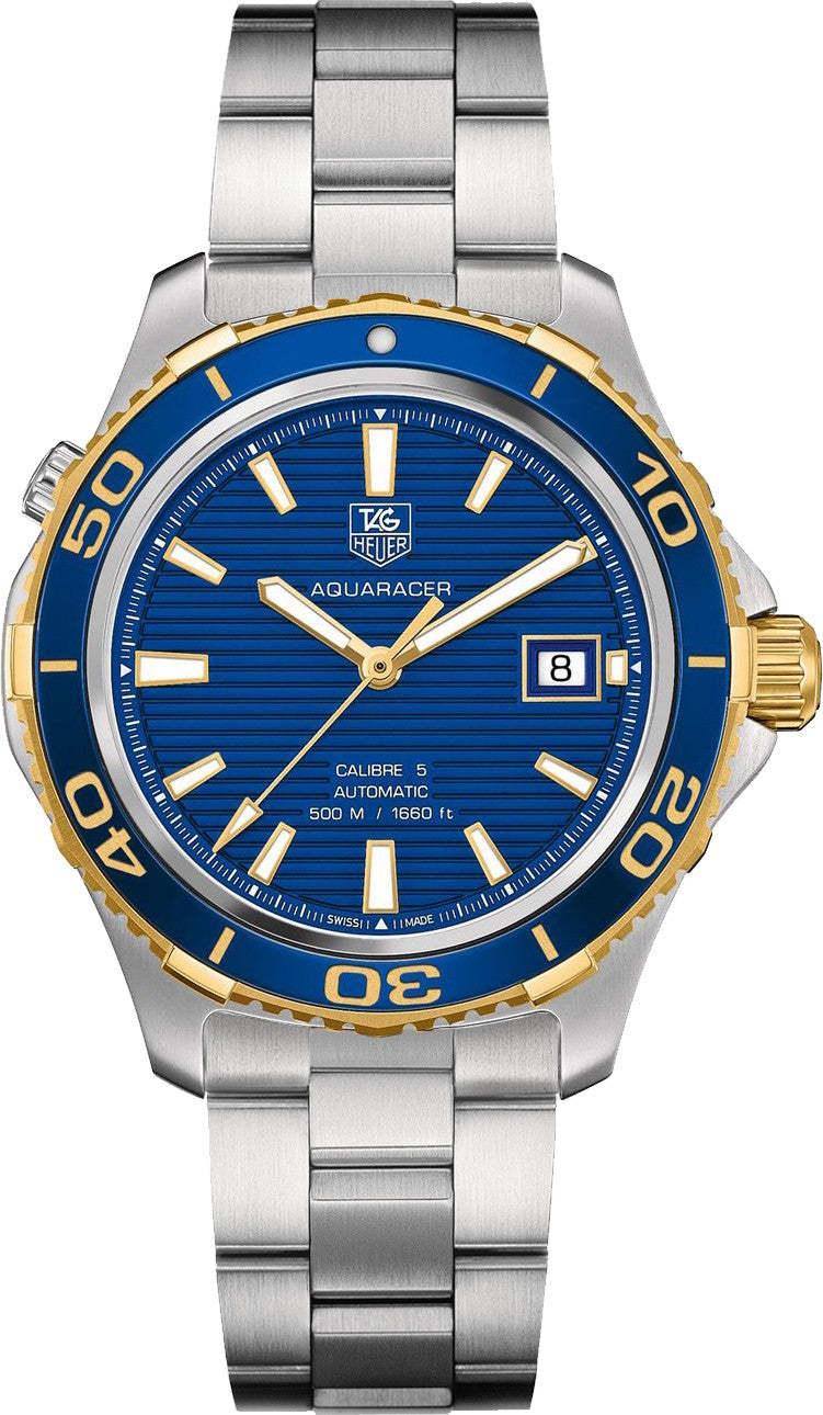 Tag Heuer Aquaracer Calibre 5 500M Blue Dial Men's Luxury Watch WAK2120.BB0835