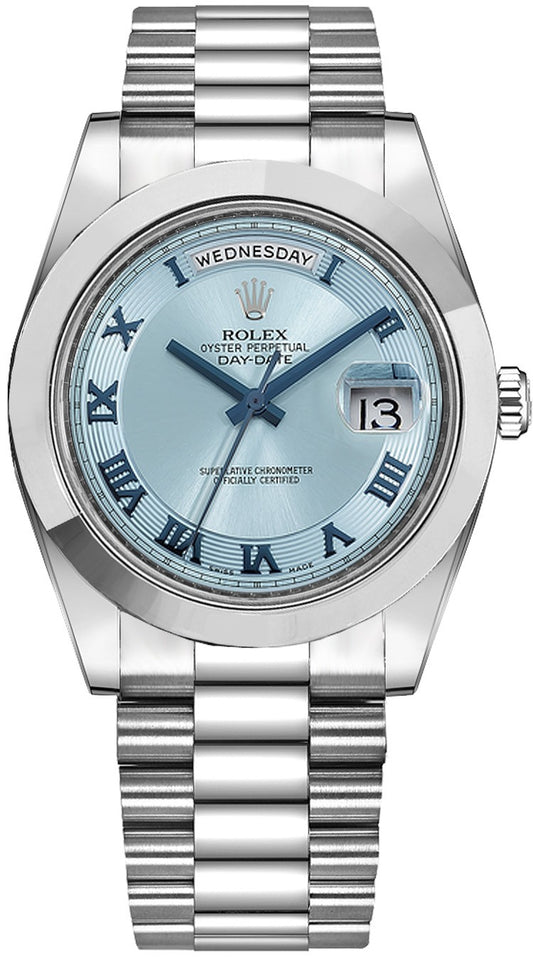 Rolex Day-Date 41 Luxury Men's Platinum Watch 218206-0043