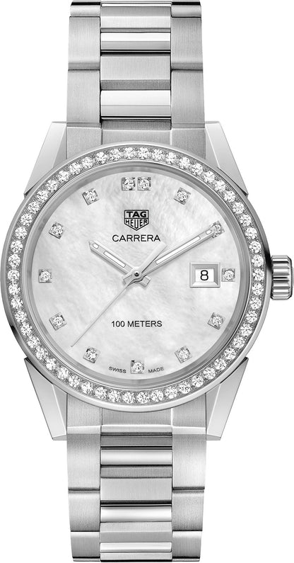 Tag Heuer Carrera 36mm Diamond Women's Watch WBG1315.BA0758