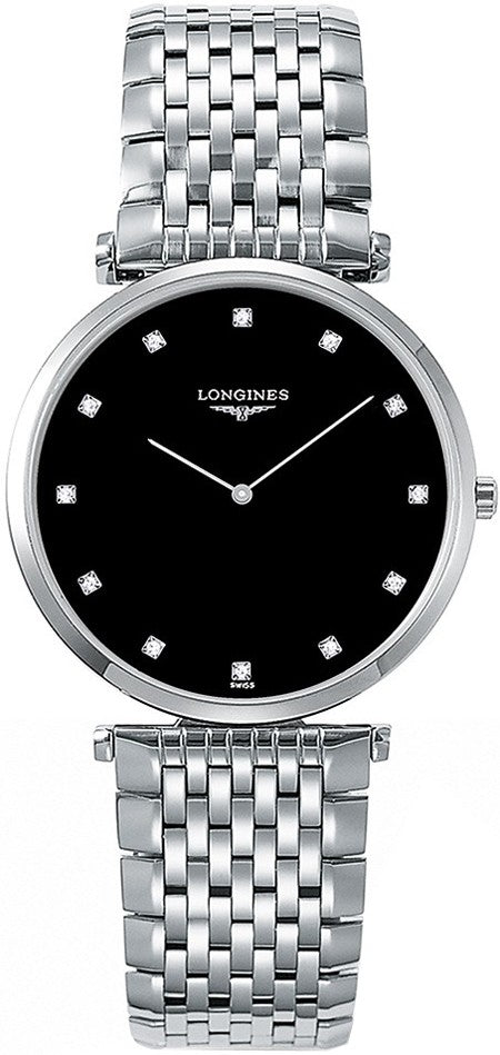 Longines La Grande Classique Black Dial Steel Watch L4.755.4.58.6