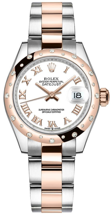 Rolex Datejust 31 White Dial Roman Numerals Women's Watch 278341RBR-0001