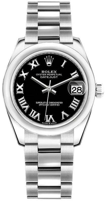 Rolex Datejust 31 Domed Bezel Oystersteel Women's Watch 278240-0001