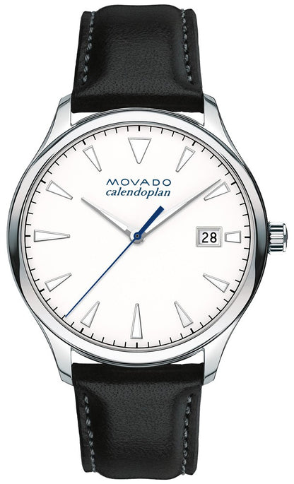 Movado Heritage White Dial Men's Watch 3650002