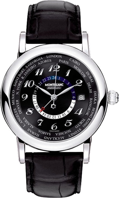 MontBlanc Star Black GMT Men's Watch 106464