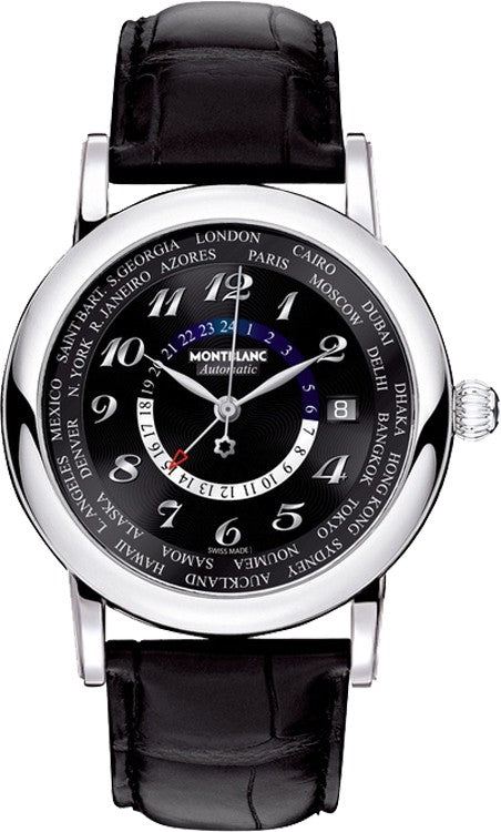 MontBlanc Star Black GMT Men's Watch 106464