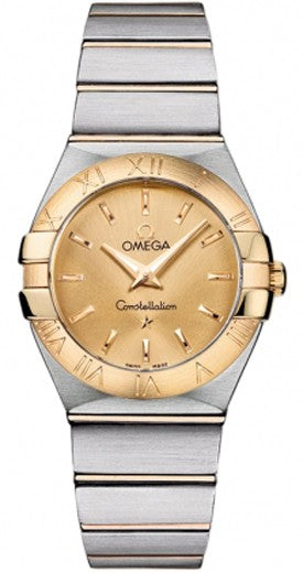 Omega Constellation 18k Yellow Gold Luxury Watch 123.20.27.60.08.001