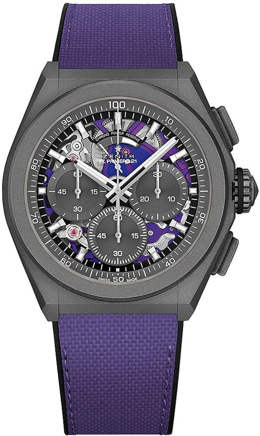 Zenith Defy El Primero 21 Ultraviolet Men's Watch 97.9001.9004/80.R922