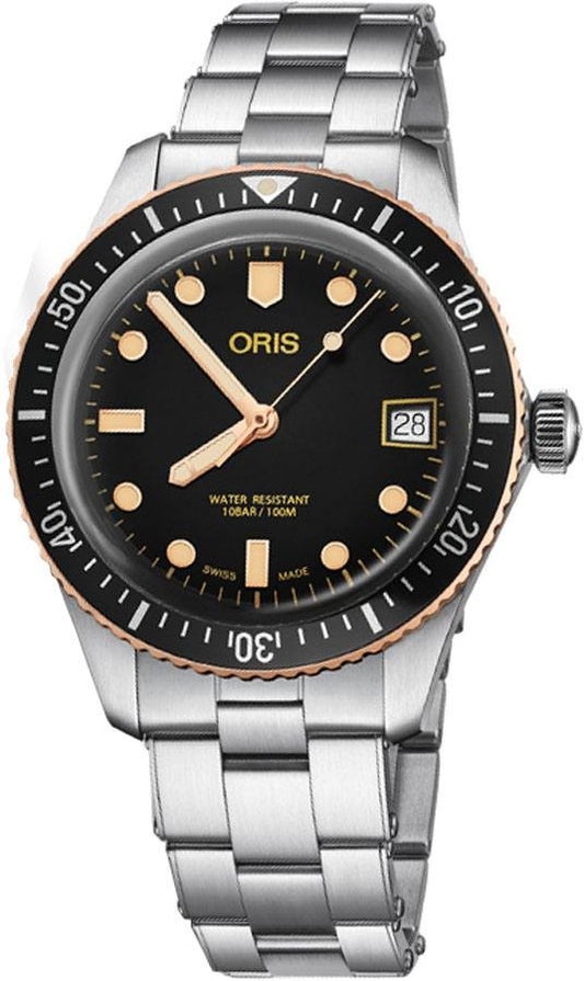 Oris Divers Sixty-Five Black Dial Men's Watch 73377474354MB