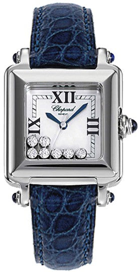 Chopard Happy Sport Square Floating Diamond Watch 278325-3006