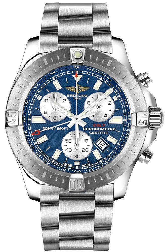 Breitling Colt Chronograph Mariner Blue Dial Men's Watch A73388111C1A1