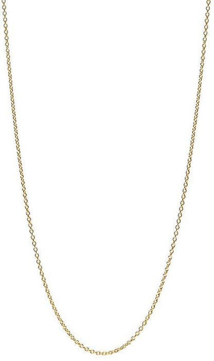 Solid 10k Yellow Gold Chain Necklace C18Y