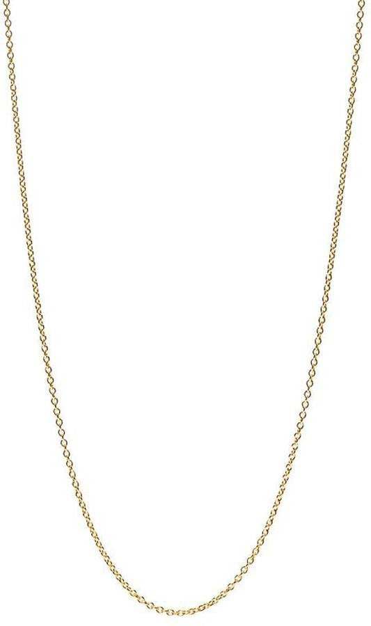 Solid 10k Yellow Gold Chain Necklace C18Y