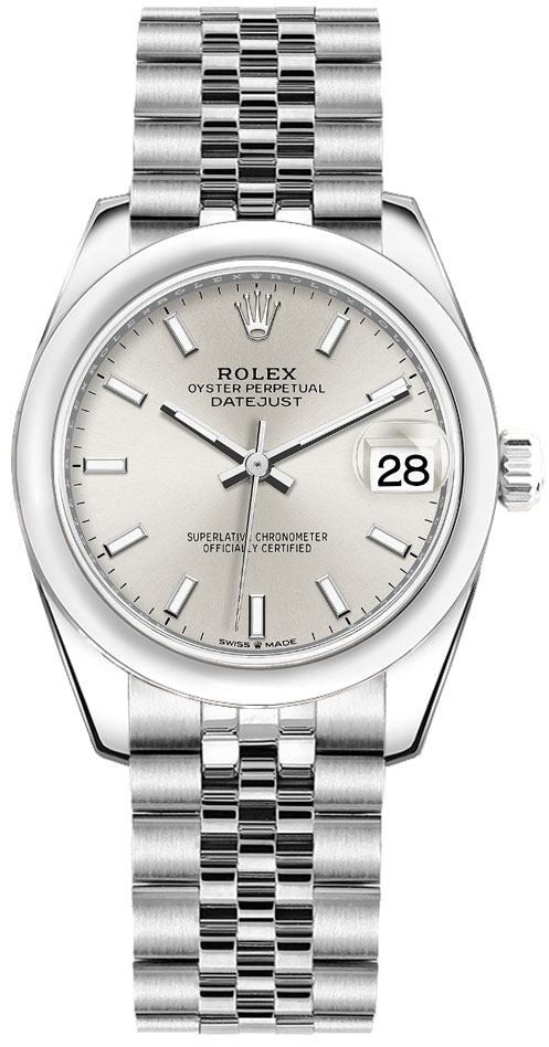 Rolex Datejust 31 Silver Dial Oystersteel Women's Watch 278240-0006