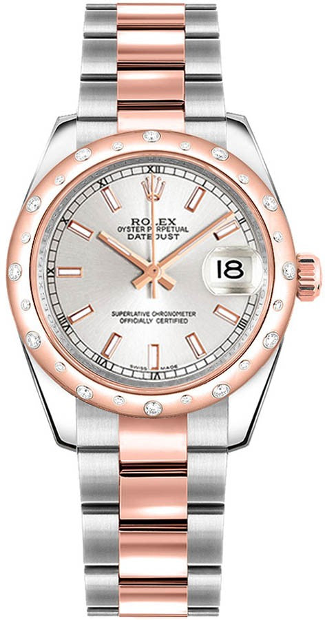 Rolex Datejust 31 Silver Dial Oyster Bracelet Steel & Gold Watch 178341-0058