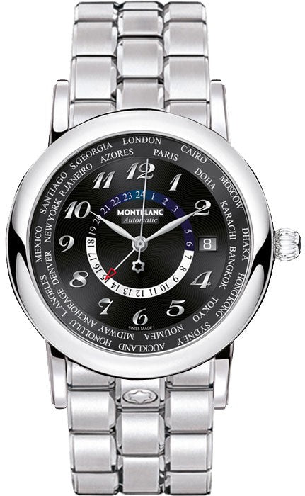 MontBlanc Star World Time GMT Automatic Men's Luxury Watch 109285