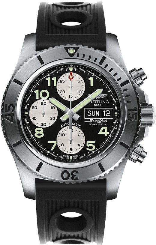 Breitling Superocean Chronograph Steelfish 44mm Men's Watch A13341C3/BD19-200S