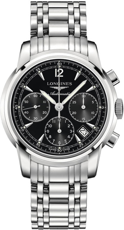 Longines Saint-Imier Black Dial Men's Watch L2.752.4.52.6