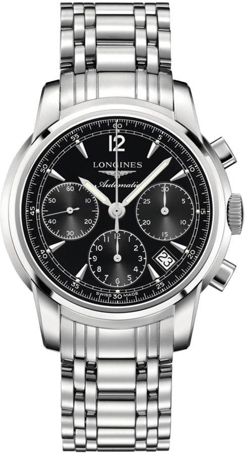 Longines Saint-Imier Black Dial Men's Watch L2.752.4.52.6