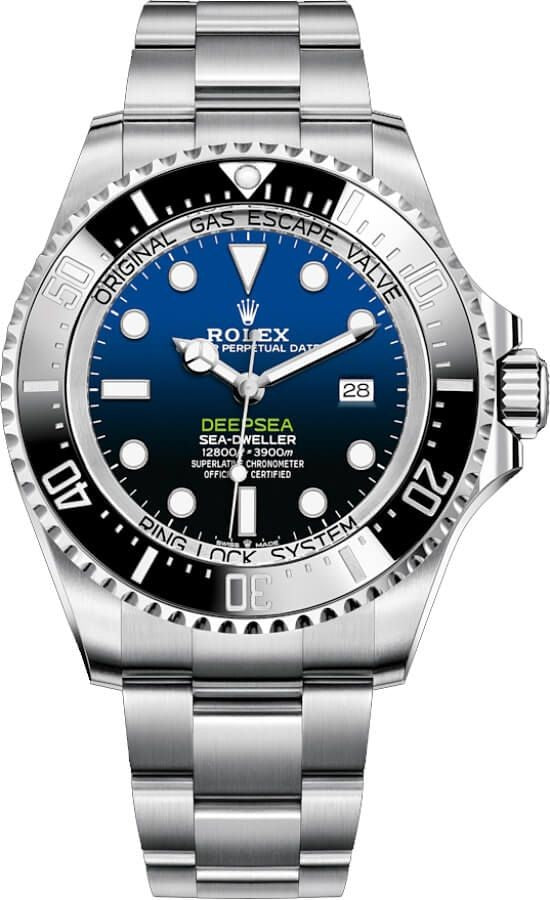 Rolex Deepsea Sea-Dweller D-Blue Dial Oystersteel Men's Watch 126660-0002
