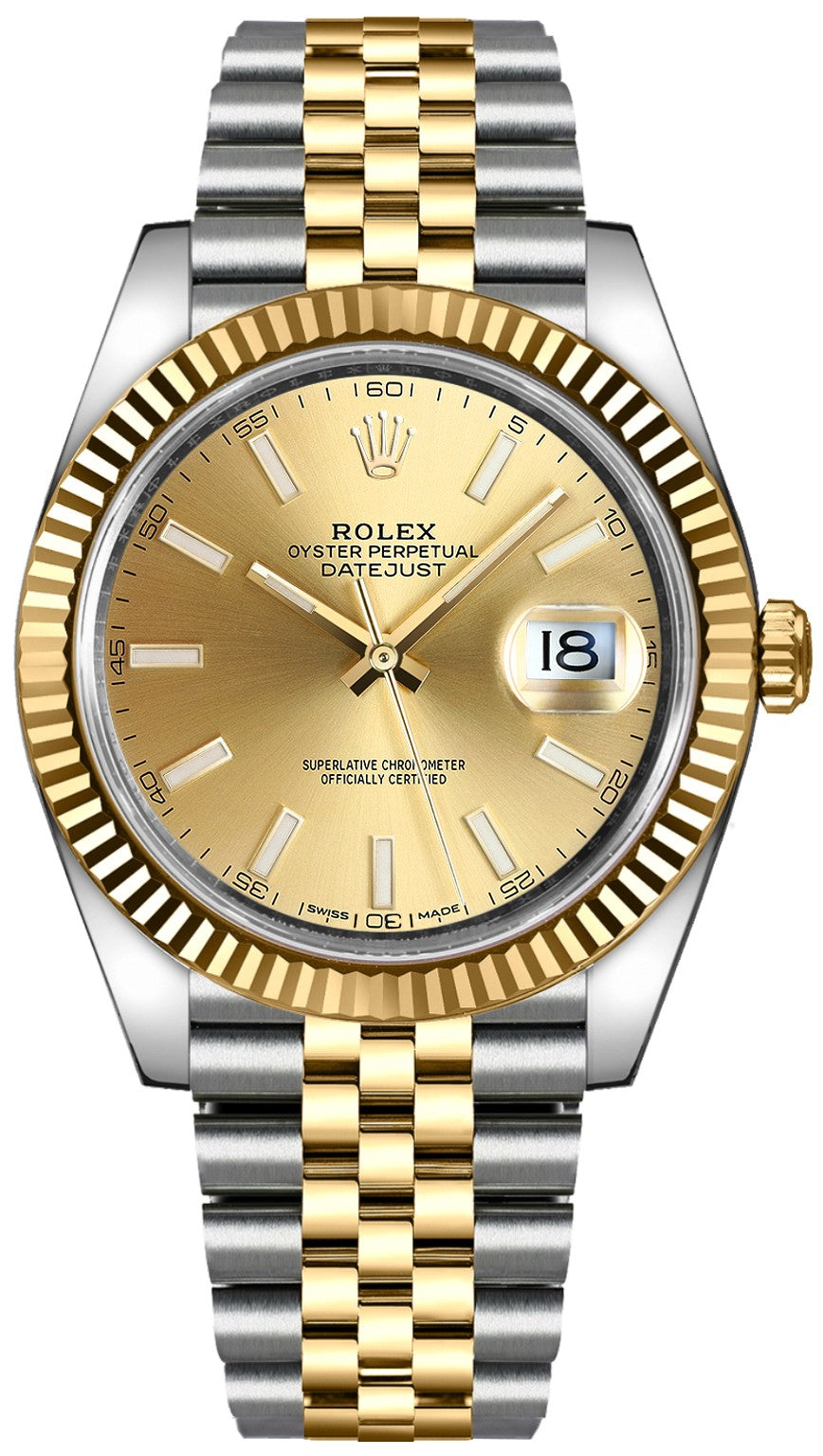 Rolex Datejust 41 Men's Automatic Luxury Watch 126333-0010